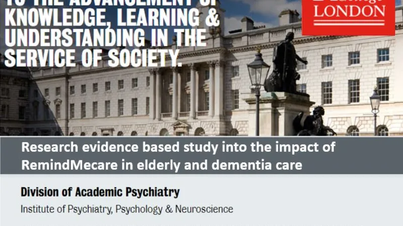 Kings College London, Research Project